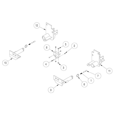 Roadmaster 2021 GMC CANYON OR 2021 CHEVROLET COLORADO CROSSBAR STYLE BASEPLATE 523208-4